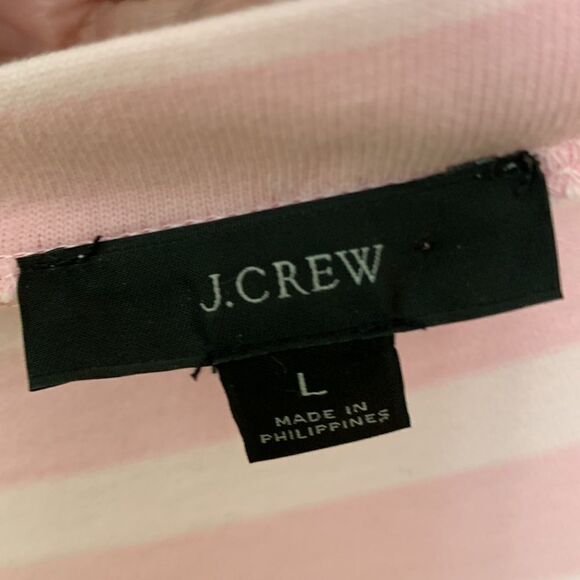J.Crew size Large NWOT maxi pink stripe dress - Picture 4 of 9